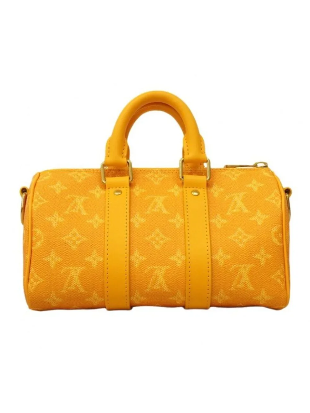 Louis Vuitton Handbag Monogram Heritage Keepall Bandouliere 25 Joanne Matte - Picture 9 of 9